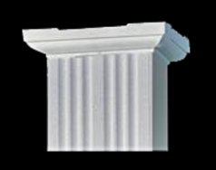Square, Tuscan Aluminum Capital - Chadsworth Columns - Exterior Porch Capitals